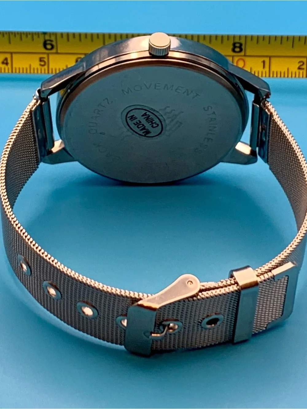 Men’s Fashion Quartz Wristwatch Crystal Bezel/Indices Mesh Band Working